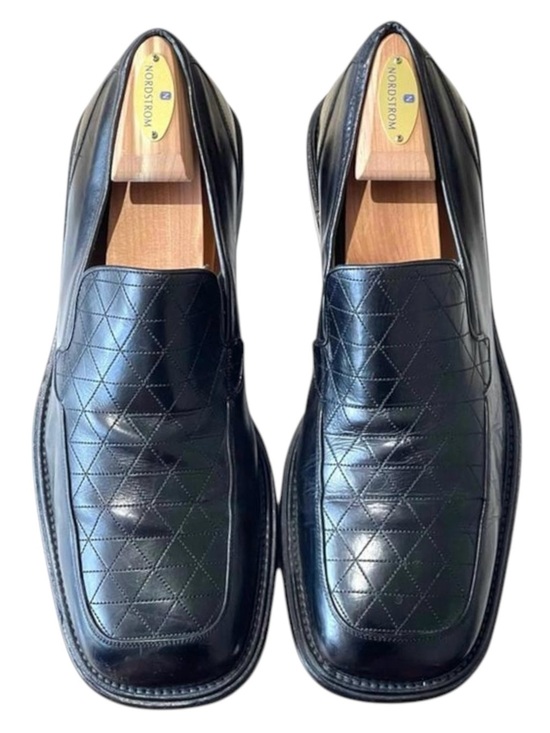Avventura ᪣ Hand Crafted Quilted Detail Dress Shoe Loafers ᪣ Black Leather ᪣ 10M main image 15